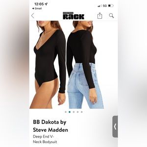 Brand new bc Dakota bodysuit in black - medium